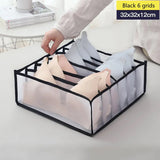 Jeans Bra Organizer Home Separated Dormitory Closet Organizer for Socks Underwear Scarves Storage Box Organizer Foldable Drawer