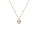 Cifeeo Pink Crystal Peach Heart Pendant Necklace For Women Girls Sweet Cool Y2k Clavicle Chain Kpop Necklace Fashion Jewelry Party Gift