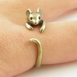 Creative Rat Men and Women Rings Fashion Retro Animal Ring Accessories High-Quality Alloy Jewelry