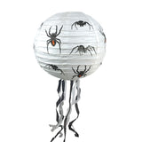 Cifeeo   Halloween Paper Lantern Pumpkin Lantern Spider Bat Skeleton Hanging Pendant Horror Props Halloween Party Decoration Outdoor Home