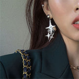 Graduation Gift 2023 New Arrival Drop Earrings Fashion Punk Ball Star Women Dangle Earrings Female Jewelry