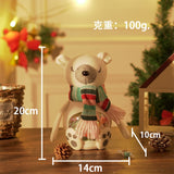 Cifeeo Christmas Candy Box Cartoon Elk Xmas Bear Gift Pendants Noel Oranments Merry Christma Decor For Kids Happy New Year 2023