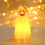 Cifeeo  Halloween New Arrival Halloween Cute Portable Mischief Ghost Night Light Pendant Ornament Party Props Home Decoration Children Gift