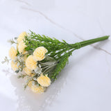 Simulation 16 Heads Bouquet Carnation Living Room Dining Table Home Decoration Wedding Fake Artifical Flowers Mother's Day Gift