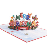 Cifeeo 3D Christmas Greeting Card Santa Claus Snowman Greeting Card 2022 Merry Christmas Decor Gifts Happy New Year 2023 Xmas Noel Fav