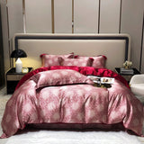 Cifeeo Mulberry Silk Bedding Set Luxury Duvet Cover Bed Sheet Pillowcase Silky Soft Queen King Ru Eu Double Size Fitted Sheet Bed Linen