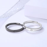 Cifeeo New Couple Ring Happy Planet Astronaut Moonstone Couple Pair Ring Light Luxury Personality Couple Space Planet Astronaut