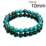 8mm Natural Stone Buddha Bracelet Brown Tiger Eyes Beads Bracelet for Men Women Weight Loss Healing Bracelets Jewelry