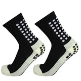 Cifeeo-Men's Football Soccer Socks Sports Cycling Grip Socks Anti Slip Non Slip Grip Pads for Football Basketball