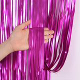 Cifeeo Party Backdrop Curtains Glitter Gold Tinsel Fringe Foil Curtain Birthday Wedding Decoration Adult Anniversary Decor