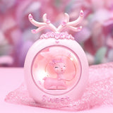Cifeeo  A Deer Has Your Star Hydrangea Macrophylla Girl Heart Windward Iittle Night Iight Iittle Wind Bell Girl Creative Birthday Gift