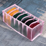 Jeans Bra Organizer Home Separated Dormitory Closet Organizer for Socks Underwear Scarves Storage Box Organizer Foldable Drawer