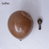 10pcs 5/10/12 Inch Caramel Coffee Latex Balloons Wedding Birthday Balloons Arch Party Supplies Globos Balloons Decoration