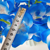 45cm Phalaenopsis Artificial Flowers Bouquet 5 Forks 20 Flowers Cheap Fake Flowers for Home Wedding Decoration Indoor