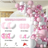 Balloons Garland Arch Kit Wedding Decoration Baby Shower Macaron Latex Balloon Chrome Confetti Ballon Birthday Party Decor Globo