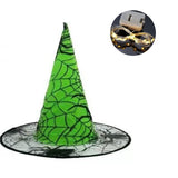 Cifeeo  Halloween Infrared Remote Control Witch Hat Light String Ghost Lamp Wizard Hat Hanging Light Ghost Day Horror Decoration Light
