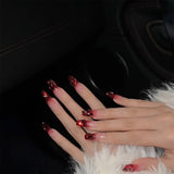 Cifeeo（Handmade Manicures)10 PCS Wen Elf's same nail tablets ins wearable New Year bridal nail patch