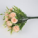 Simulation 16 Heads Bouquet Carnation Living Room Dining Table Home Decoration Wedding Fake Artifical Flowers Mother's Day Gift