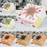 Christmas Gift Christmas Pillow Shape Candy Box 2022 Merry Christmas Kraft Paper Gift Box Packging Kids Favors Happy New Year Navidad Noel 2023