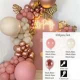 Cifeeo Baby Shower Decorations Macaron White Pink Blue Gold Balloon Arch Kit Wedding Birthday Boy Or Girl Gender Reveal Party Balloon