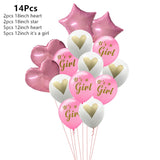 Cifeeo Baby Shower Girl Boy Balloons It's A Girl It's A Boy Oh Baby Banner Decor Gender Reveal Birthday Party Decorations Kids Supplies
