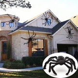 Cifeeo  30Cm/50Cm/75Cm/90Cm/125Cm/150Cm/200Cm Black Spider Halloween Decoration Haunted House Prop Indoor Outdoor Giant Decor