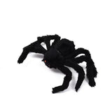 Cifeeo   1Pcs 30Cm/75Cm Halloween Giant Spider Scary Red Eyes Animal Bar Haunted House Garden Home Halloween Horror Decoration