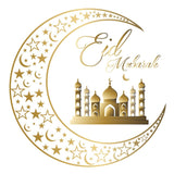 Cifeeo  Ramadan Decorations Wall Art Decor 3D Eid Moon Star Wall Stickers Mubarak Decorative Stickers Kareem Decals Islamic Muslim