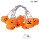 Black Friday Cifeeo  Halloween Party 1.5M 10Led Hat Pumpkin Light String Horror Ghost Festival Trick Or Treat Pumpkin Party Happy Halloween Day 2022