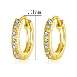 Cifeeo Trendy 14K Real Gold Cross Fritillaria Shell Hoop Earrings for Women High Quality Korean Fashion Jewelry S925 Silver Needle Gift