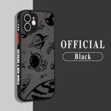 Anime Planet Astronaut Phone Case For iPhone 12 11 Pro Max Mini XS XR X 7 8 Plus SE2 Luxury Shockproof Armor Matte Hard PC Cover