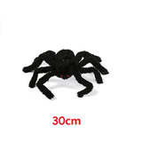 Cifeeo  50Cm/90Cm/150Cm/200Cm Horror Giant Black Plush Spider Halloween Party Decoration Props Kids Children Toys Haunted House Decor