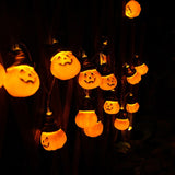 Black Friday Cifeeo  Halloween Party 1.5M 10Led Hat Pumpkin Light String Horror Ghost Festival Trick Or Treat Pumpkin Party Happy Halloween Day 2022