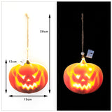Cifeeo  2023 New Halloween Decoration Lantern Ghost Festival Party Arrangement Hanging Light String Demon Skull Pumpkin LED Light