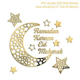 Cifeeo  Eid Mubarak Decoration Kareem Happy Ramadan Decoration Muslim Islamic Muslim Festival Decoration Ramadan Supplies Aid Mubarek