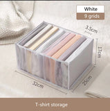 Jeans Bra Organizer Home Separated Dormitory Closet Organizer for Socks Underwear Scarves Storage Box Organizer Foldable Drawer