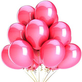 Cifeeo  10/20/30Pcs Pink Gold Confetti Balloons Set Chrome Metallic Ballon Birthday Party Wedding Decoration Wedding Anniversary Globos