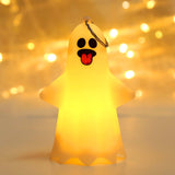 Cifeeo  Halloween New Arrival Halloween Cute Portable Mischief Ghost Night Light Pendant Ornament Party Props Home Decoration Children Gift