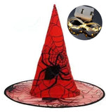 Cifeeo  Halloween Infrared Remote Control Witch Hat Light String Ghost Lamp Wizard Hat Hanging Light Ghost Day Horror Decoration Light