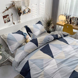 Cifeeo Florals Printed Fresh Bedding Set 100% Cotton High Quality Skin Friendly Duvet Cover with Sheets Home Comfortable Bedding Sets