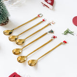 Christmas Gift Christmas Spoon Fork Set Christmas Gifts Ornaments Merry Christmas Decoration For Home 2022 Xmas Navidad Noel New Year 2023