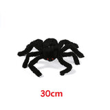 Cifeeo   30Cm/90Cm/125Cm Horror Giant Black Plush Spider Halloween Party Decoration Props Haunted House Prop Indoor Outdoor Giant Decor