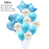 Cifeeo Baby Shower Girl Boy Balloons It's A Girl It's A Boy Oh Baby Banner Decor Gender Reveal Birthday Party Decorations Kids Supplies