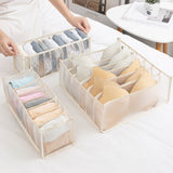 Jeans Bra Organizer Home Separated Dormitory Closet Organizer for Socks Underwear Scarves Storage Box Organizer Foldable Drawer