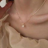CIFEEO-Square Shell Necklace