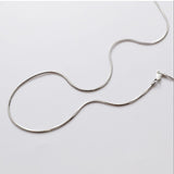 Cifeeo-Sterling Silver Fine Chain Choker