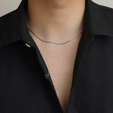 Cifeeo-Sterling Silver Fine Chain Choker