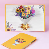 Cifeeo  3D Pop Up Flower Greeting Cards Wedding Card Anniversary Thanksgiving Valentines Day Birthday Gift Thank You Card Handmade Cards