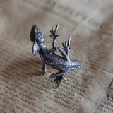 Gothic Accessories for Women Jewelry Rings for Women Trendy Creative Cute Lizard Punk Domineering Animal Ring Wholesale Jewelry