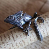 Gothic Accessories for Women Jewelry Rings for Women Trendy Creative Cute Lizard Punk Domineering Animal Ring Wholesale Jewelry